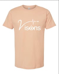 Peach with white Visions T 