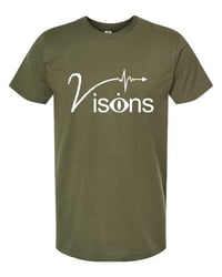 Military green with white Visions T