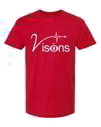 Red with white Visions T 