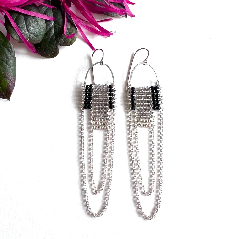 Image of Silver Cathedral Earrings SALE