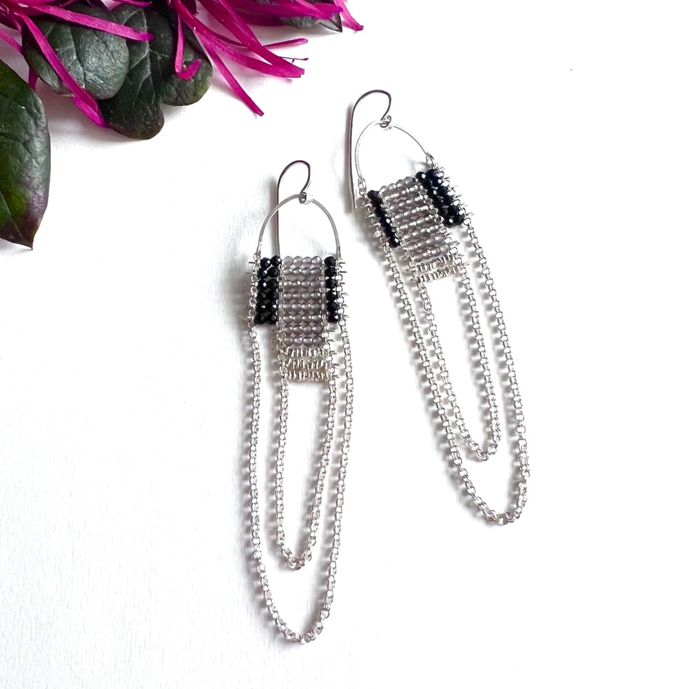 Image of Silver Cathedral Earrings SALE