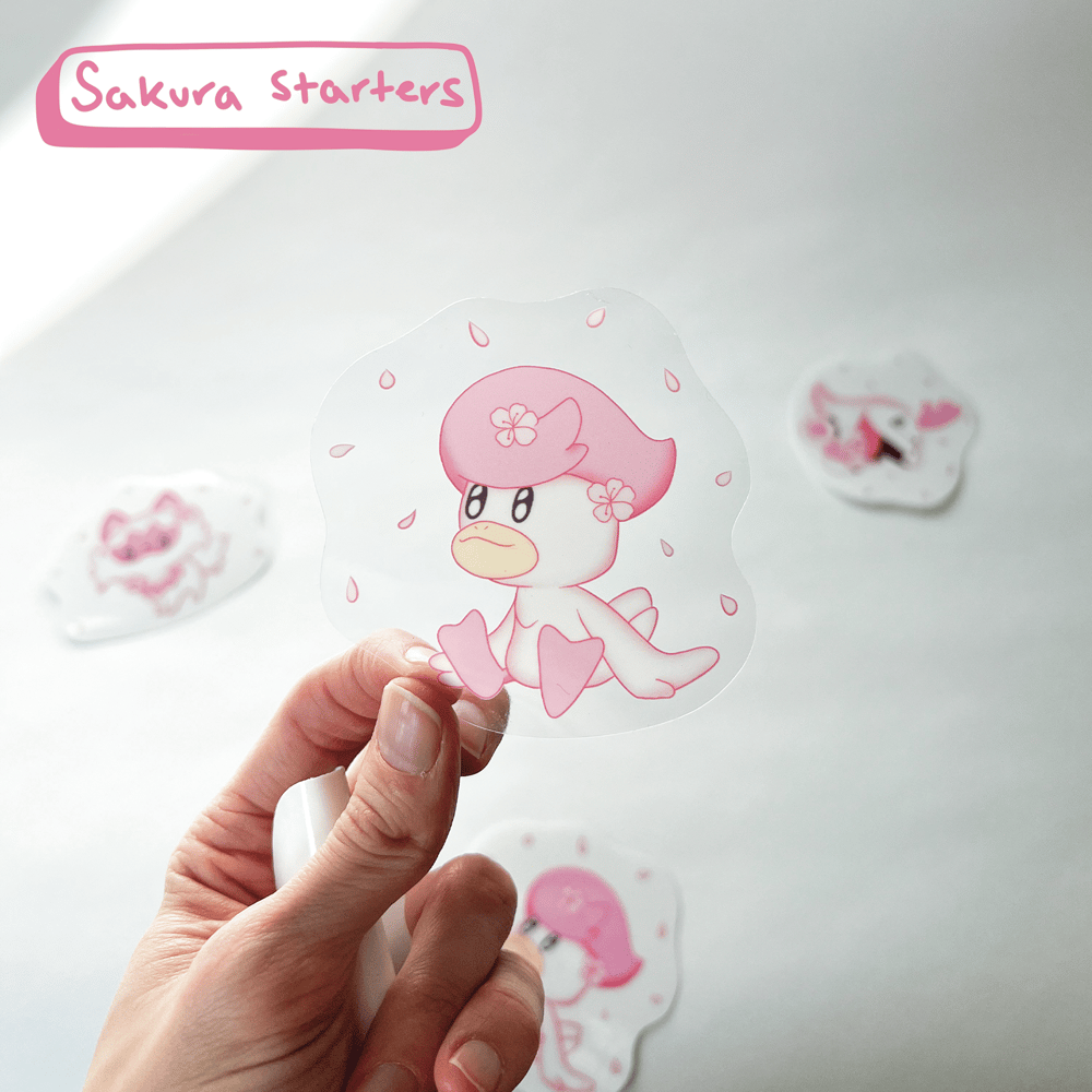 Image of Sakura Starters Clear Stickers