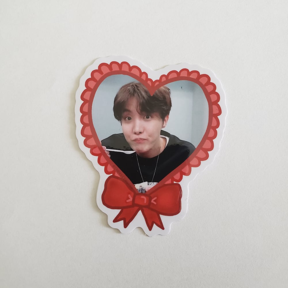 Image of Heart Hobi 2.5in Sticker/Decal