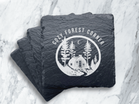 Slate Coasters | Custom Logo | Business Logo