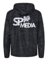 SP MEDIA "THE LOGO"  Zip Up Camo Windbreaker
