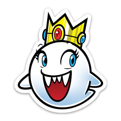 Image of Peach Boo Sticker