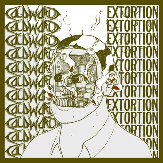 Image of Extortion / Cold World "split" LP (German Import)