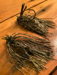 Image 2 of Watermelon Black & Red Football Jig