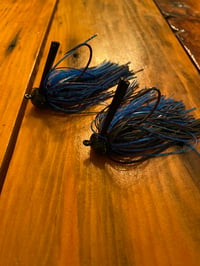 Image 1 of Black and Blue Football Jig