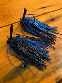 Image 2 of Black and Blue Football Jig