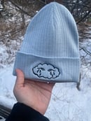 Image 5 of “70% cloud” Ribbed Knit Beanie | Atlantis