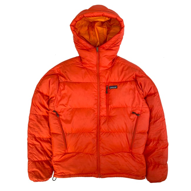 Patagonia down jacket orange hotsell