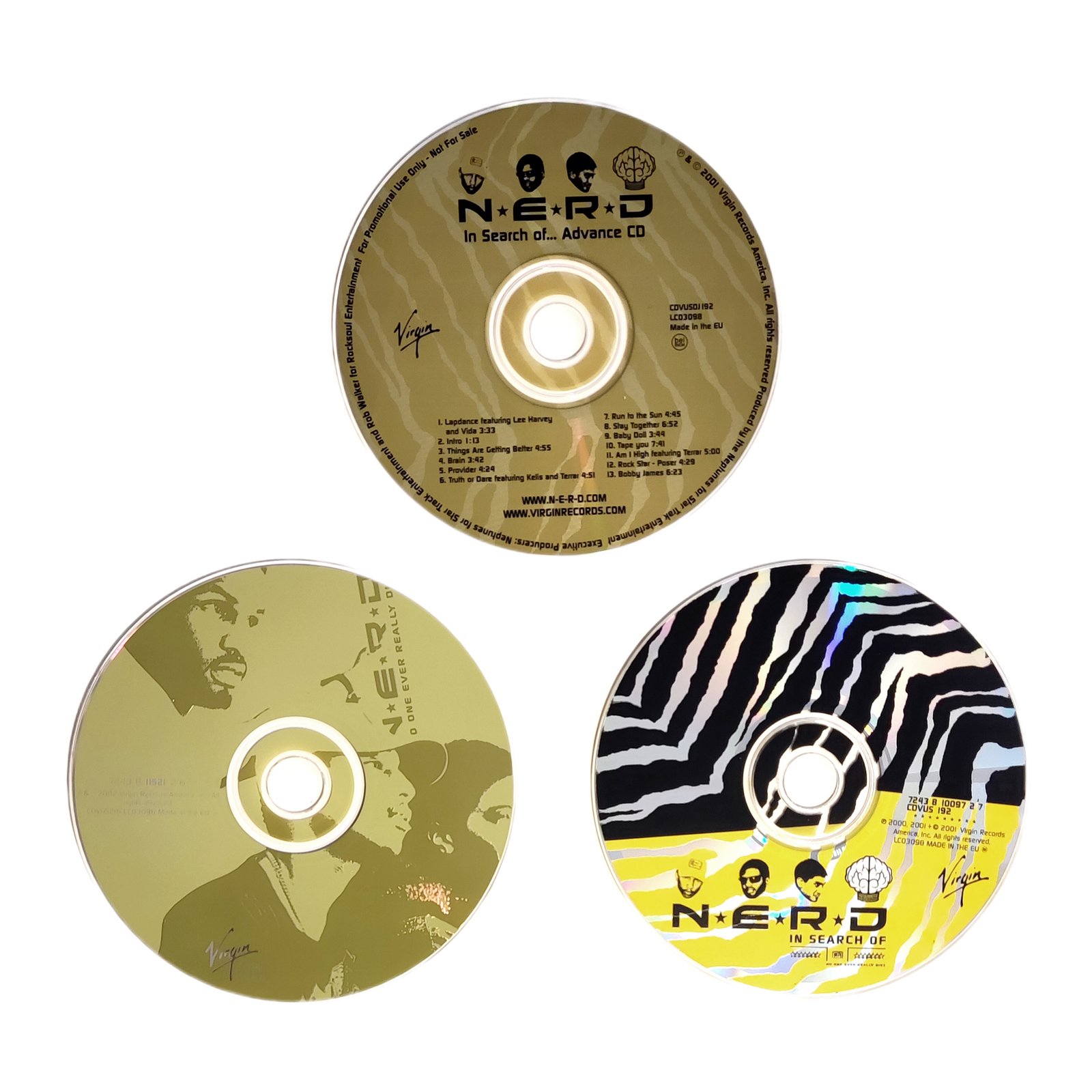 N*E*R*D - In Search Of Advance Promo CD | Wolf Tapes