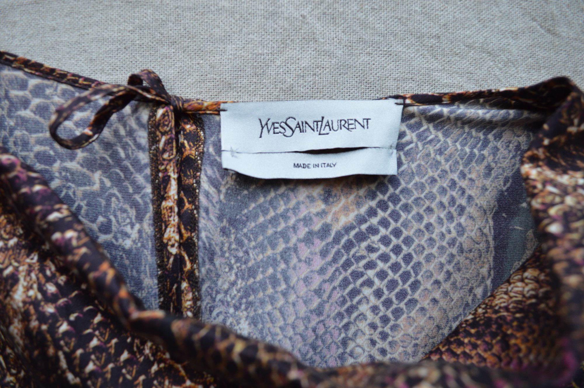 Yves Saint Laurent animal print dress | Mariella Castaneda Vintage shop / Designer Archives & Accessories Yves Saint Laurent animal print dress | Mariella Castaneda Vintage shop / Designer Archives & Accessories