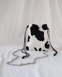 Image 1 of Jasmine Bag - Black Cow print