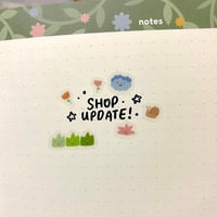 Image 2 of Cozy Nature Transparent Sheet | Planner Stickers!