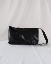 Image 1 of Tulip Bag - Black vegan leather