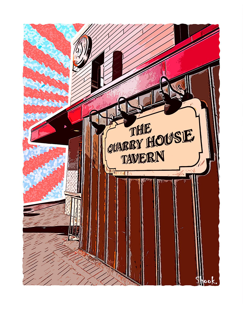 Quarry House, Silver Spring MD Art Print