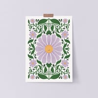 Image 1 of A3 Light Floral Pattern Print