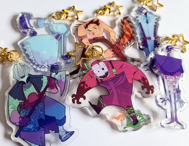 Killer Acrylic Charms | Set 1