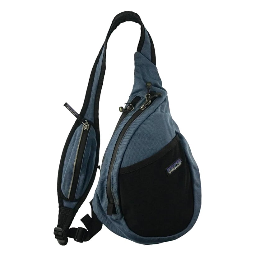 Vintage 2000s Patagonia Sling Pack Blue WAY OUT CACHE