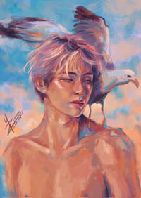 TAE // portrait with seagull