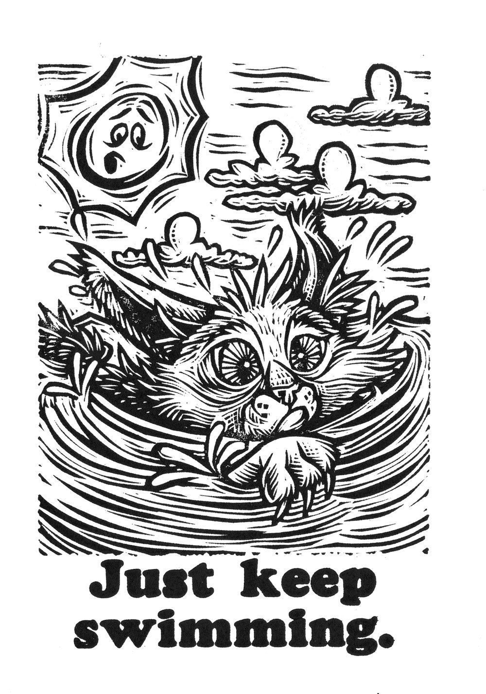 Just Keep Swimming Print