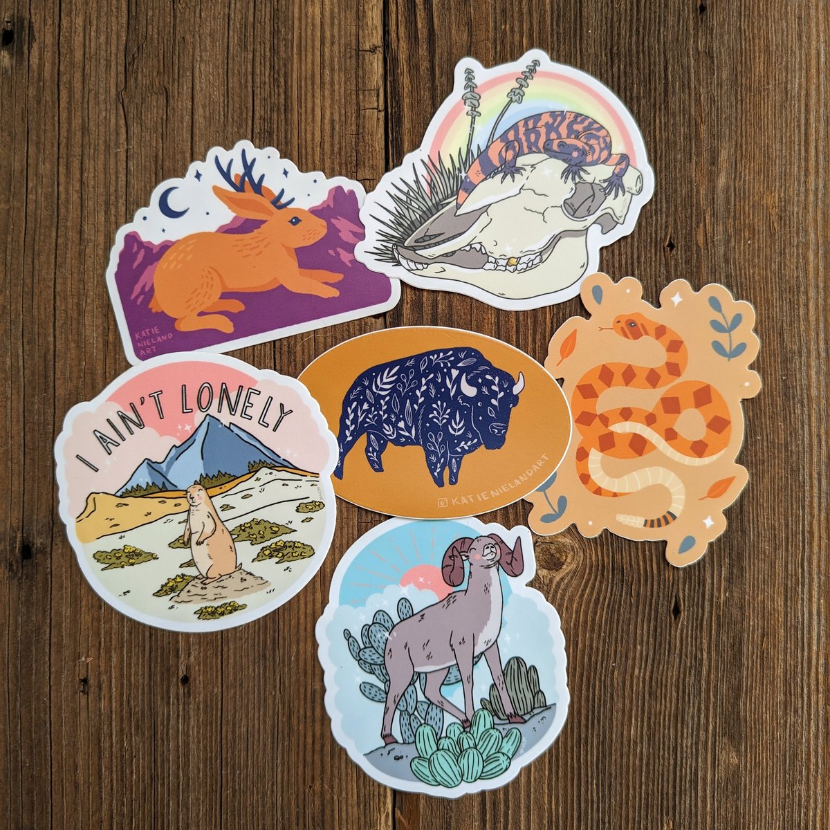 Image of Way Out West sticker pack