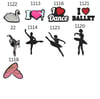 Ballet and Dance shoe charms - Gift for her or him