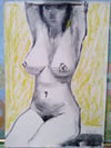 Untitled Nude (Yellow Background)