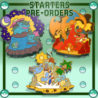 "Original Starters" Hard Enamel Pins