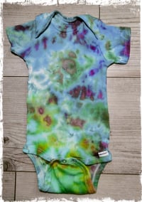 Image 1 of Color Burst - Ice Dyed Onesie - 18 month