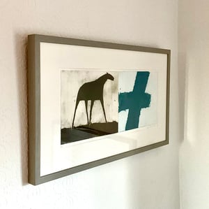 Horse with Cross