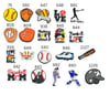 Softball N Baseball Shoe Charms /  ball Mom /  Pitcher / Catcher / batter