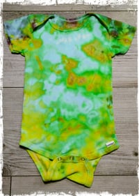 Image 1 of Color Burst - Ice Dyed Onesie - Size 18 month