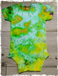 Image 2 of Color Burst - Ice Dyed Onesie - Size 18 month