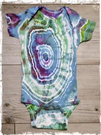 Image 1 of Geode Baby - Ice Dyed Onesie - Size 24 month