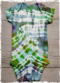 Image 1 of Good Vibrations - Ice Dyed Onesie - Newborn