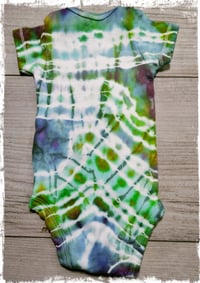 Image 2 of Good Vibrations - Ice Dyed Onesie - Newborn