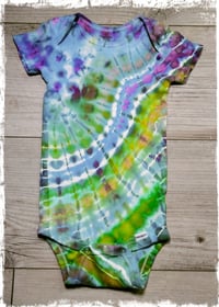 Image 1 of Good Vibrations - Ice Dyed Onesie - Size 24 month