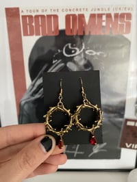 Image 2 of CROWN EARRINGS & KEYCHAIN