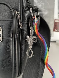 Image 4 of GOAT CROWN EARRINGS & KEYCHAIN