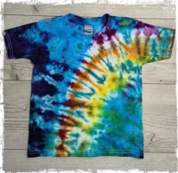 Image 1 of Color Burst - Ice Dyed T - Size 5T