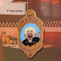 Flavortown | vinyl sticker