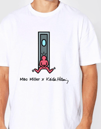 Image 1 of Mac Miller x Keith Haring T Shirt - White