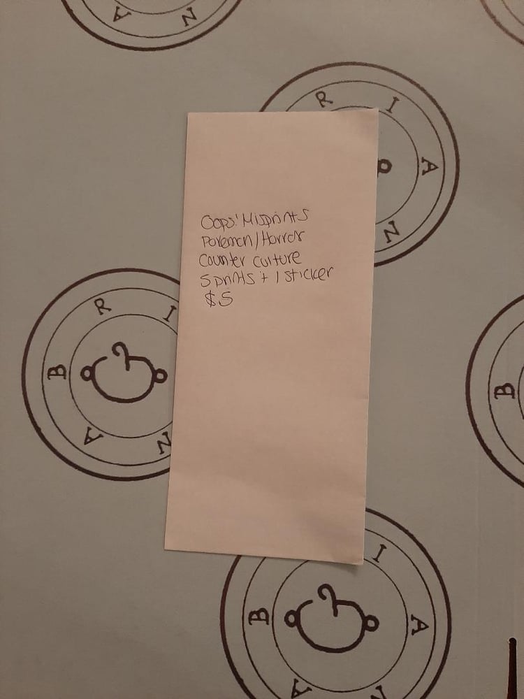 Image of Oops! Misprint Pokemon/Horror/Counter Culture Prints 