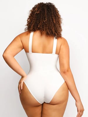Square Collar Sexy Outerwear Bodysuit