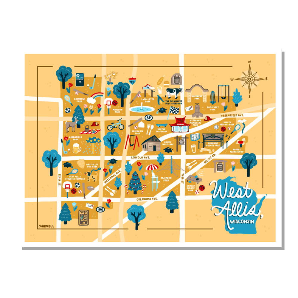 Image of West Allis Map