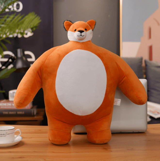 Image of Tiny Head Fox Plushie 🦊🦊