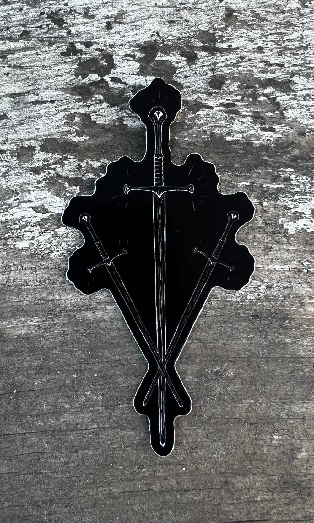 Image of 3 OF SWORDS STICKER